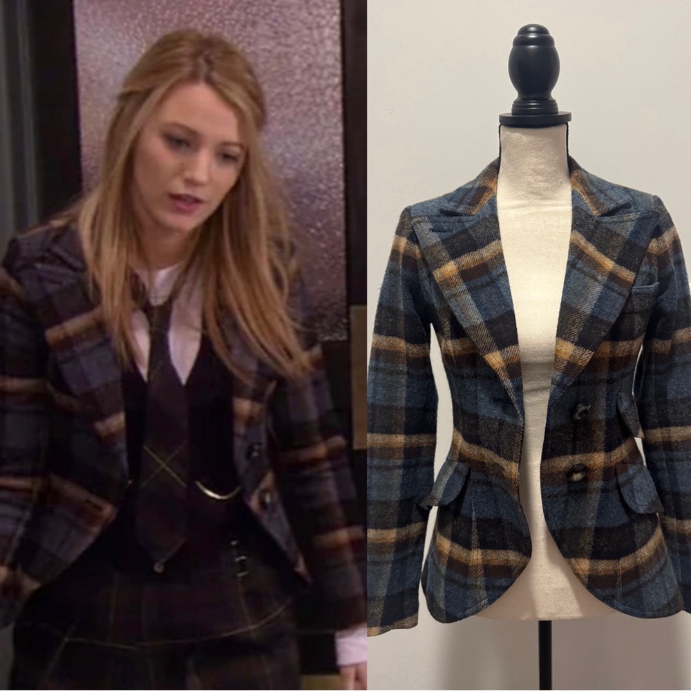 ASO SERENA VAN DER WOODSEN SMYTHE BLAZER - 8